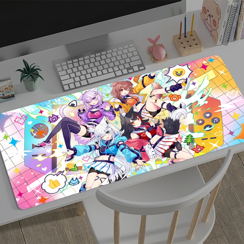 Large Mouse pad Hololive Shirakami Fubuki game player keyboard pad non-slip office study desk mat floor mat PC HD Anime Mousepad
Large Mouse pad Hololive Shirakami Fubuki game player keyboard pad non-slip office study desk mat floor mat PC HD Anime Mousepad