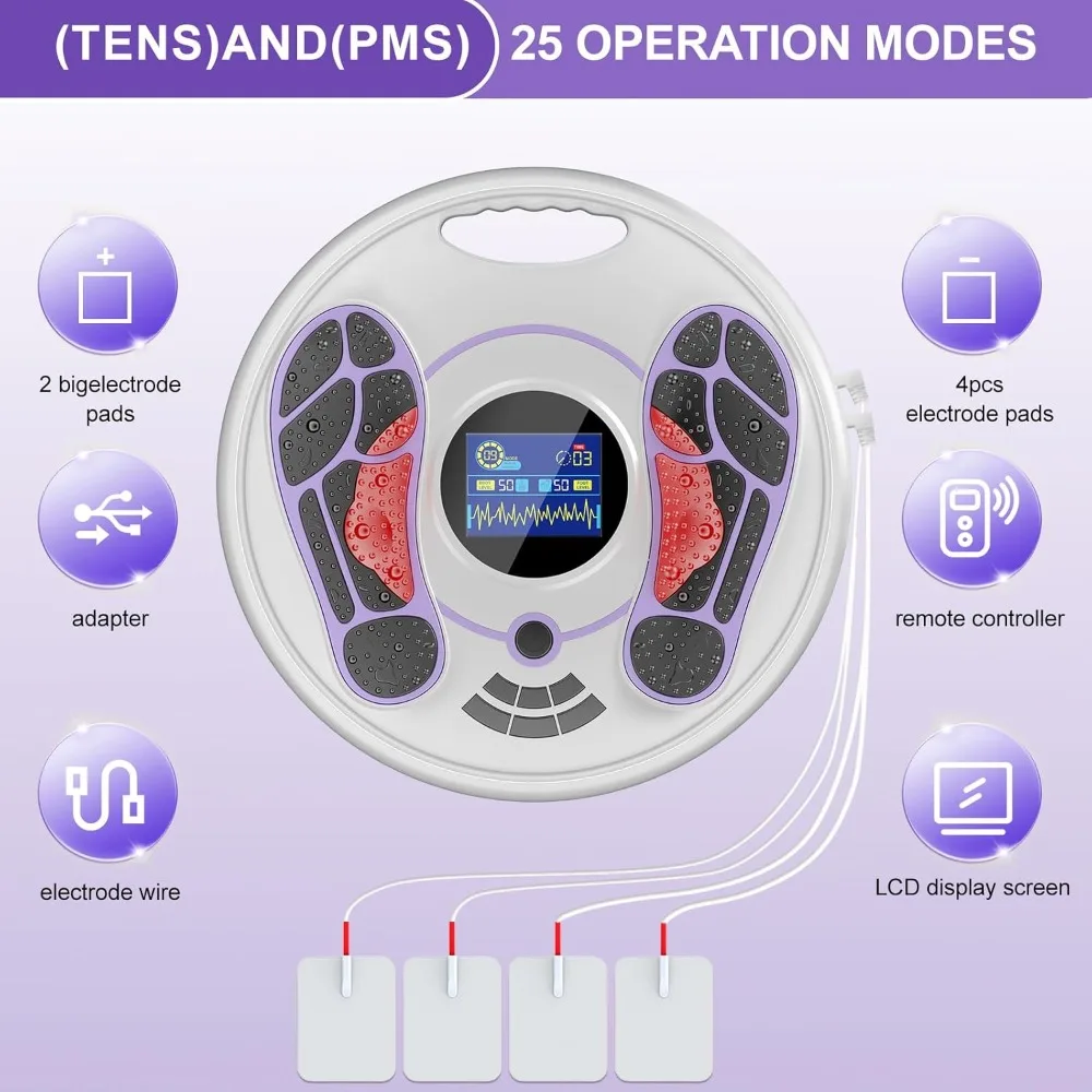 Best - EMS Foot Massager for Neuropathy,Foot Stimulator for Neuropathy Feet Electric Foot Massager for Circulation
Best - EMS Foot Massager for Neuropathy,Foot Stimulator for Neuropathy Feet Electric Foot Massager for Circulation