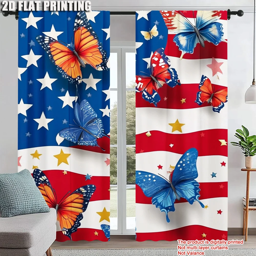2pc, Curtains Independence Day Versatile Fabric,Without Electricity Family Party Decoration Perfect for Parties and Everyday
2pc, Curtains Independence Day Versatile Fabric,Without Electricity Family Party Decoration Perfect for Parties and Everyday