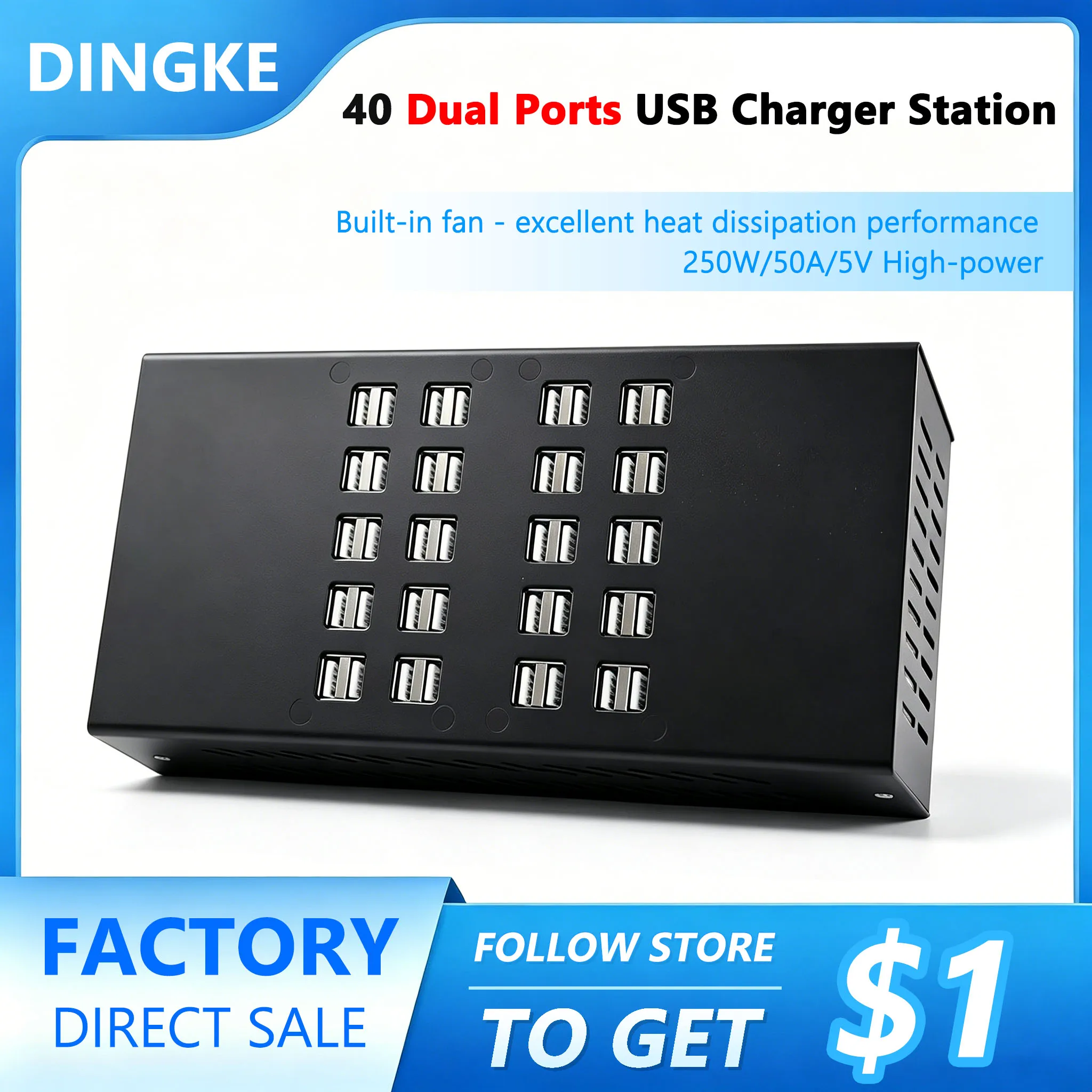 250W 40 Dual-port USB Charger For Xiaomi Android iPhone Adapter Multifunctional HUB Charging Station Dock Socket cargador
250W 40 Dual-port USB Charger For Xiaomi Android iPhone Adapter Multifunctional HUB Charging Station Dock Socket cargador