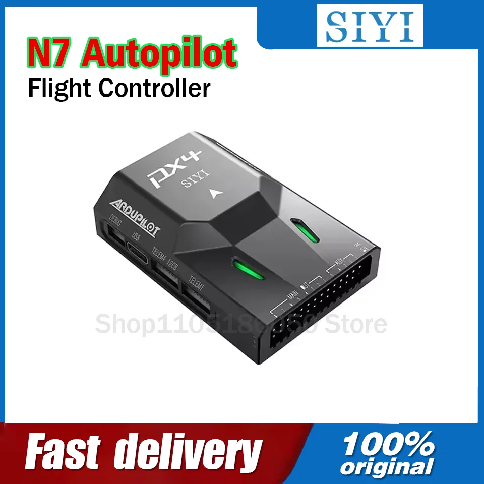 SIYI N7 Autopilot Flight Controller Compatible with Ardupilot and PX4 Ecosystem M9N GPS and 2 to 14S Power Module for Drone UAV
SIYI N7 Autopilot Flight Controller Compatible with Ardupilot and PX4 Ecosystem M9N GPS and 2 to 14S Power Module for Drone UAV