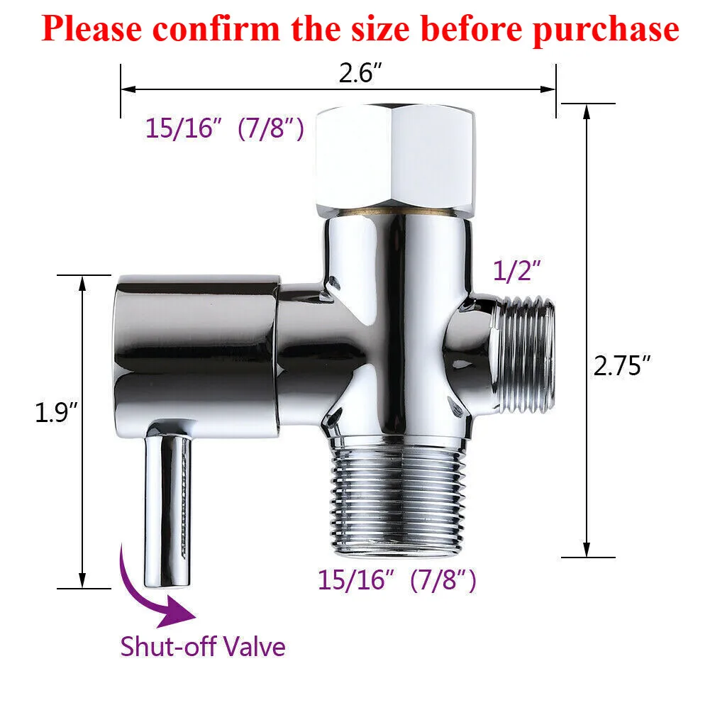 Toilet Shattaf Adapter Hose Bidet Spray Stainless Steel Handheld Shower Head NEW
Toilet Shattaf Adapter Hose Bidet Spray Stainless Steel Handheld Shower Head NEW