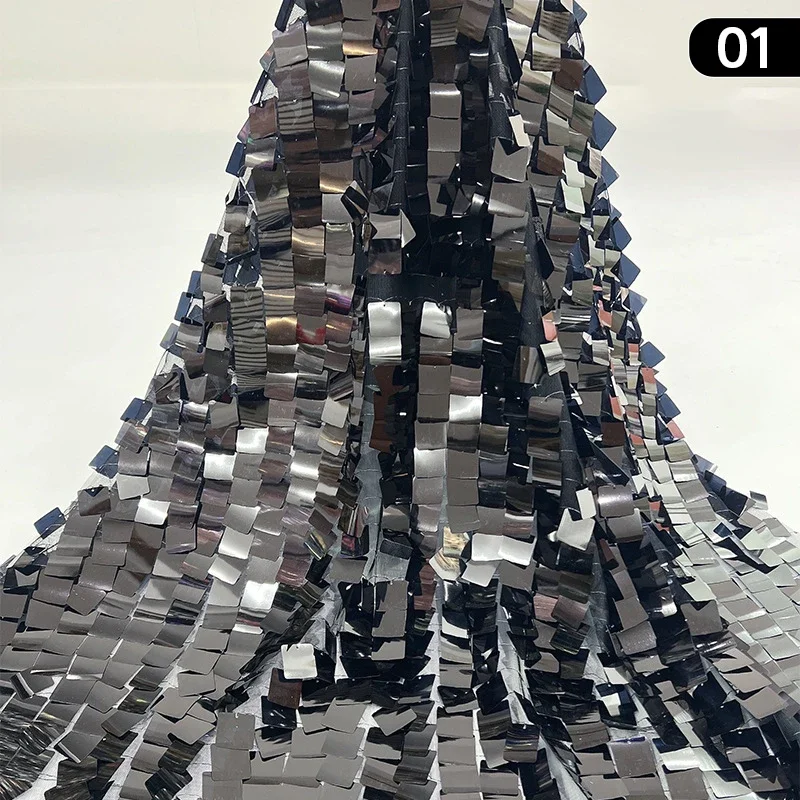 1 Yard Monochromatic Big Square Shiny Mesh Base Fabric Costume Sequin Fabric Women Evening Banquet Dress Sewing Diy Sold By Yard
1 Yard Monochromatic Big Square Shiny Mesh Base Fabric Costume Sequin Fabric Women Evening Banquet Dress Sewing Diy Sold By Yard