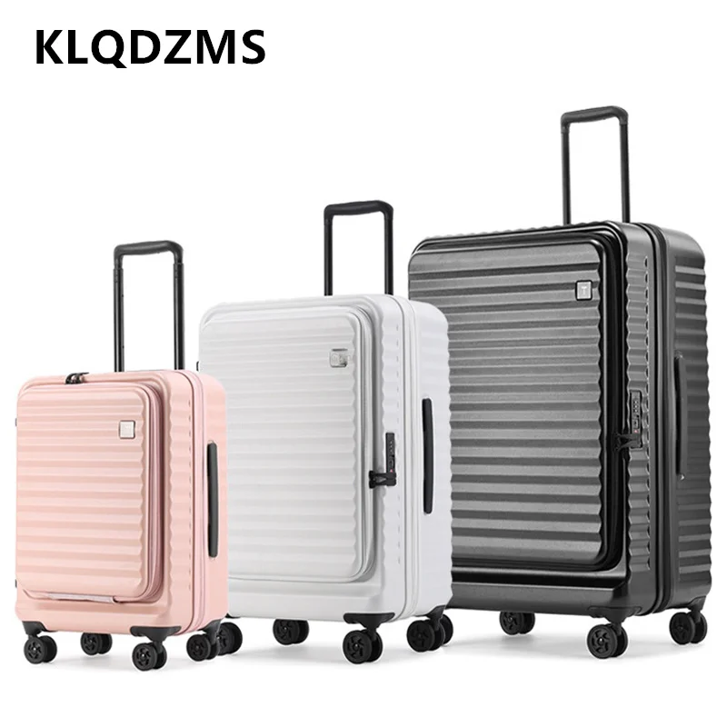 KLQDZMS Laptop Luggage 20"24"28Inch Front Opening Boarding Box USB Charging Trolley Case ABS + PC Carry-on Travel Suitcase
KLQDZMS Laptop Luggage 20"24"28Inch Front Opening Boarding Box USB Charging Trolley Case ABS + PC Carry-on Travel Suitcase