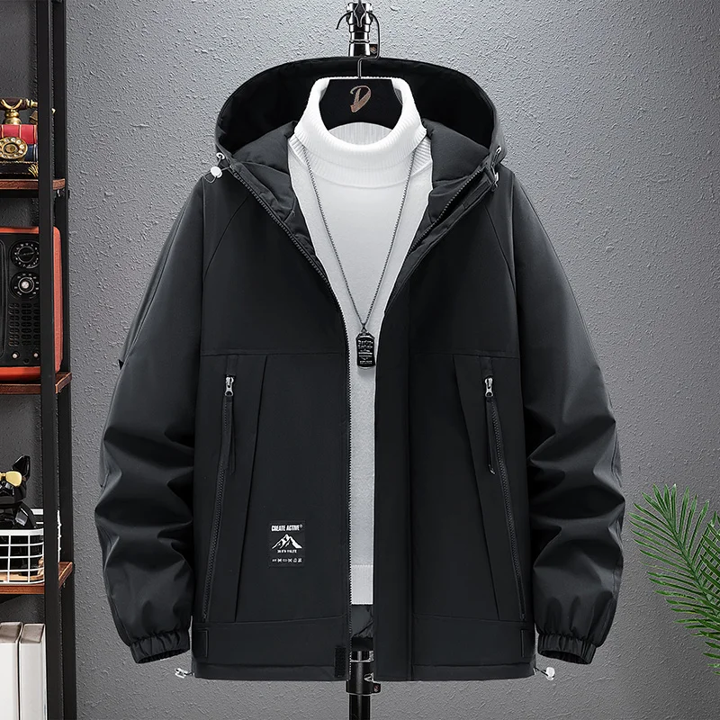 Men Winter Trendy Handsome Cold proof Warm Jacket Outdoor Leisure Sports Windproof Breathable Thick Cotton Warm Cotton Clothing
Men Winter Trendy Handsome Cold proof Warm Jacket Outdoor Leisure Sports Windproof Breathable Thick Cotton Warm Cotton Clothing