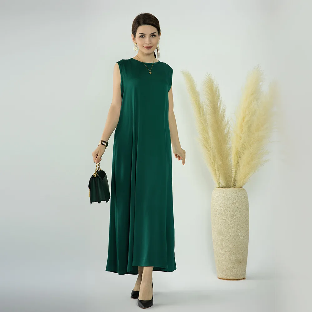 Sleeveless Basic Dress for Muslim Women Islamic All-match Inner Long Abaya Moroccan African Kimono Dubai Arabic Loungewear
Sleeveless Basic Dress for Muslim Women Islamic All-match Inner Long Abaya Moroccan African Kimono Dubai Arabic Loungewear