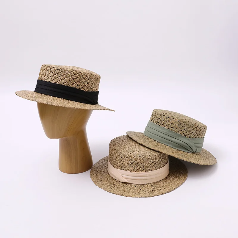 Trendy Summer Beach Elegant Straw Hats For Women Round Big Brim Ribbon Panama Caps Sunshade Flat Top Hat Travel Party Sun Caps
Trendy Summer Beach Elegant Straw Hats For Women Round Big Brim Ribbon Panama Caps Sunshade Flat Top Hat Travel Party Sun Caps