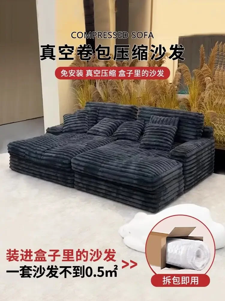 Vacuum compression Shar Pei dog sofa Italian minimalist lazy sofa thick strip cloud velvet villa large sofa bed
Vacuum compression Shar Pei dog sofa Italian minimalist lazy sofa thick strip cloud velvet villa large sofa bed