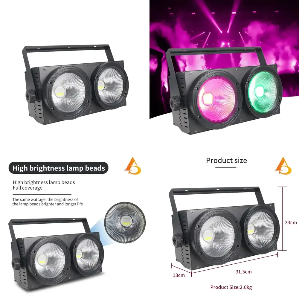 New Design 2x100w Led Blinder Light 2 Eyes Dmx Cob Audience Blinder Light
New Design 2x100w Led Blinder Light 2 Eyes Dmx Cob Audience Blinder Light