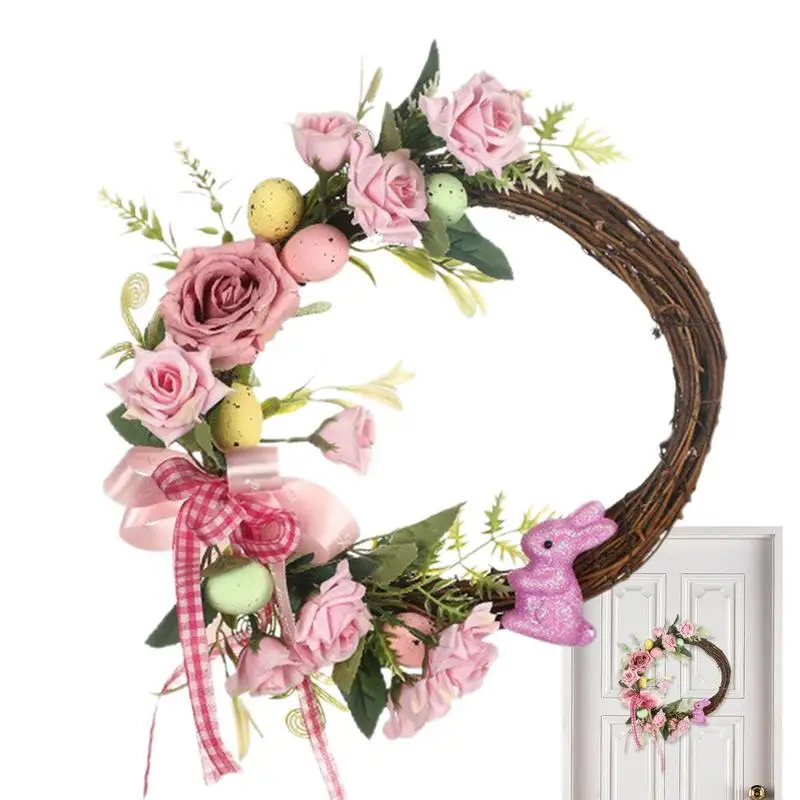 Easter Door Wreath Artificial Flower Door Wreath with Easter Eggs Farmhouse Rustic Wreath Indoor Outdoor Spring Season
Easter Door Wreath Artificial Flower Door Wreath with Easter Eggs Farmhouse Rustic Wreath Indoor Outdoor Spring Season