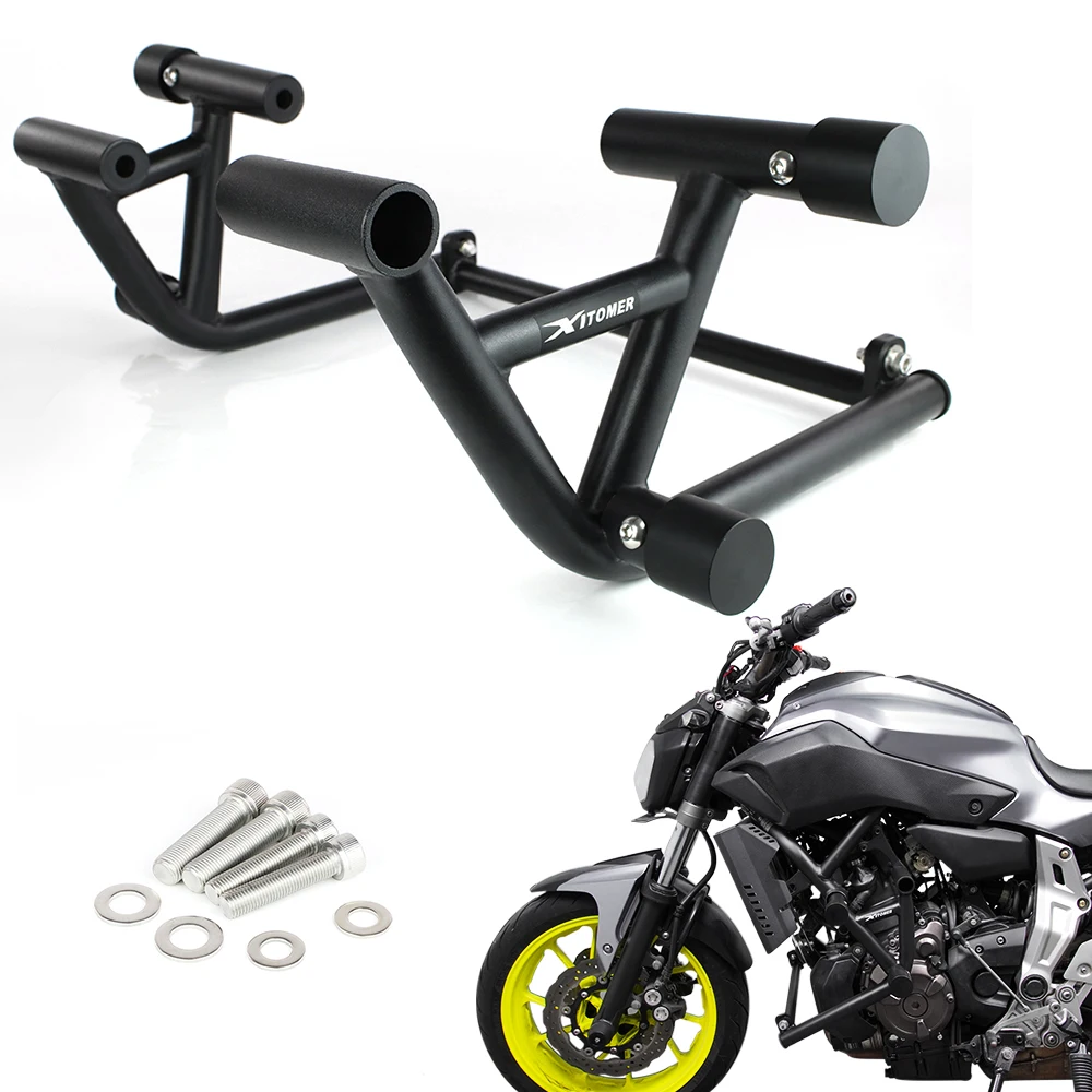 Fit For Yamaha FZ-07 FZ07 MT-07 MT07 2014-2025 Motorcycle Stunt Cage Bumper Frame Protector Steel Engine Highway Guard Crash Bar
Fit For Yamaha FZ-07 FZ07 MT-07 MT07 2014-2025 Motorcycle Stunt Cage Bumper Frame Protector Steel Engine Highway Guard Crash Bar
