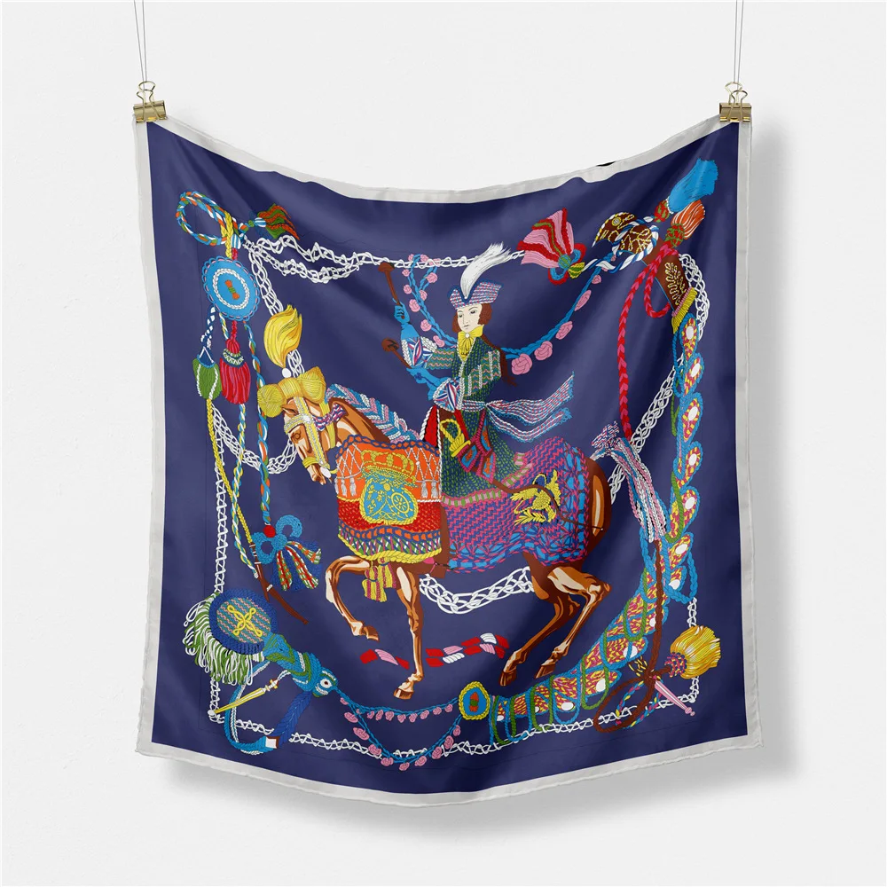 Fashionable 53cm Square Scarf for Women Decorative Print Knight Design Versatile Stylish Accessory Suitable for All Ages
Fashionable 53cm Square Scarf for Women Decorative Print Knight Design Versatile Stylish Accessory Suitable for All Ages
