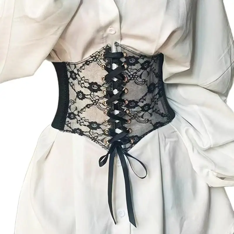 N5KB Corset Belt Waistband for Women Elastic Costume Waist Belt Sexy Lace Up Women Underbust Lace Up Tops
N5KB Corset Belt Waistband for Women Elastic Costume Waist Belt Sexy Lace Up Women Underbust Lace Up Tops