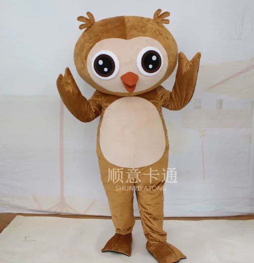 New Adult Halloween Christmas Cute Brown Bird Mascotte Fancy Dress Cartoon Mascot Costume Plush Fancy Dress Mascot Costume
New Adult Halloween Christmas Cute Brown Bird Mascotte Fancy Dress Cartoon Mascot Costume Plush Fancy Dress Mascot Costume