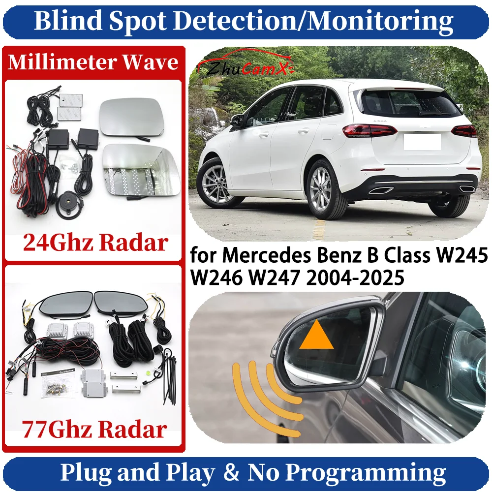 Blind Spot Monitoring/Detection System for Mercedes Benz B Class W245 W246 W247 2004-2025 Night Driving Side Lane Change Assist
Blind Spot Monitoring/Detection System for Mercedes Benz B Class W245 W246 W247 2004-2025 Night Driving Side Lane Change Assist