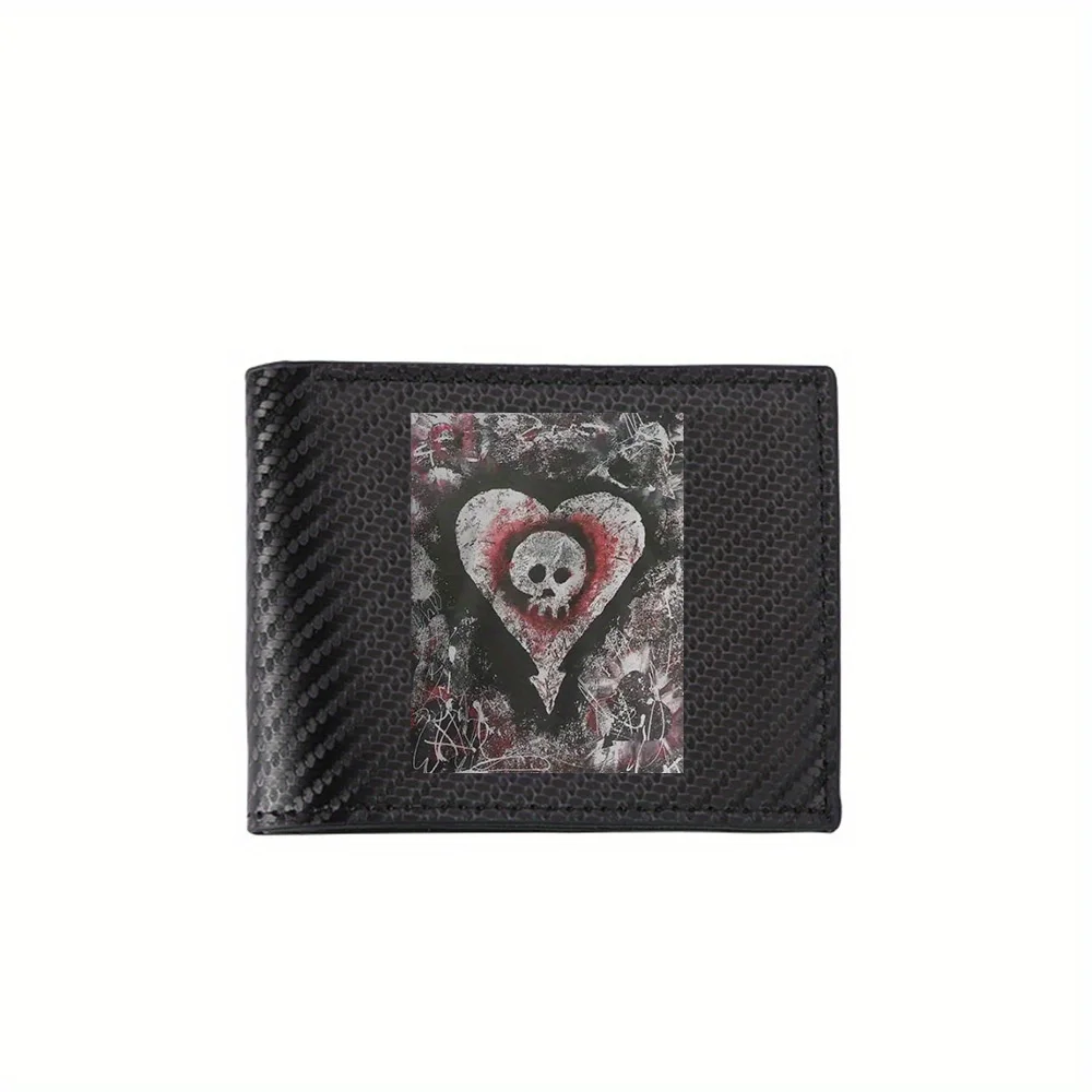 Skull heart shape design dark abstract art Men's Wallets Simple Business Modern Stylish Printing Design Gifts For Father Boyfrie
Skull heart shape design dark abstract art Men's Wallets Simple Business Modern Stylish Printing Design Gifts For Father Boyfrie