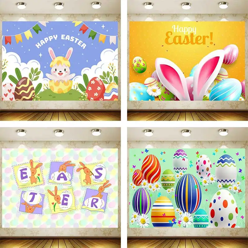 Easter Theme Background Party Backdrop Customize Rabbit Bunny Eggs Wall Children Room Decoration Home Decor Holiday Baby Shower
Easter Theme Background Party Backdrop Customize Rabbit Bunny Eggs Wall Children Room Decoration Home Decor Holiday Baby Shower