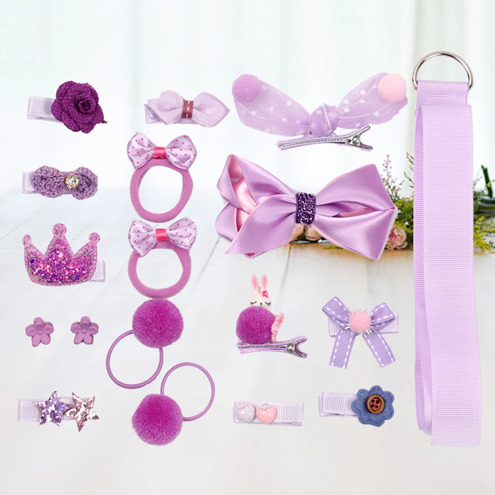 Purple High Grade Fabric Hair Clips Set For Girls Durable Non Deformable Barettes Ties Ribbons
Purple High Grade Fabric Hair Clips Set For Girls Durable Non Deformable Barettes Ties Ribbons