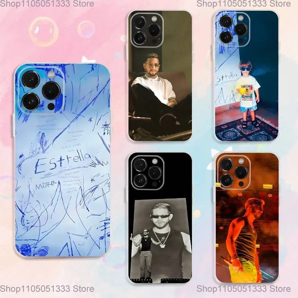 Mora E-Estrella Singer Phone Case For iPhone 16,15,14,13,12,11 Plus,Pro,Max,XR,XS,Plus,E,SE4,Mini Transparent Cover
Mora E-Estrella Singer Phone Case For iPhone 16,15,14,13,12,11 Plus,Pro,Max,XR,XS,Plus,E,SE4,Mini Transparent Cover