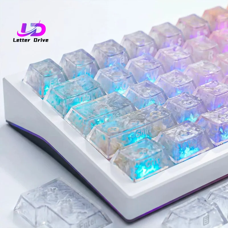 New Black White Carbon Fiber Texture Keycaps Cherry Profile PC keycaps Side Print Transparent Keycaps For MX Mechanical Keyboard
New Black White Carbon Fiber Texture Keycaps Cherry Profile PC keycaps Side Print Transparent Keycaps For MX Mechanical Keyboard