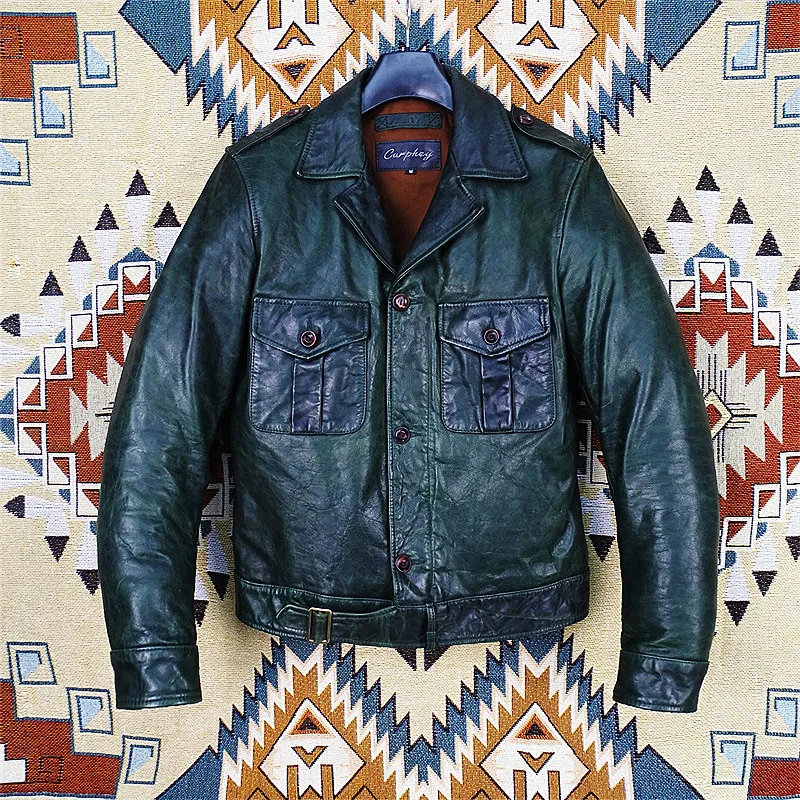 Оригинальная кожаная куртка из необработанной вощеной кожи P37 Edition для мужчин, модная городская спортивная куртка с множеством карманов, повседневная.
Оригинальная кожаная куртка из необработанной вощеной кожи P37 Edition для мужчин, модная городская спортивная куртка с множеством карманов, повседневная.