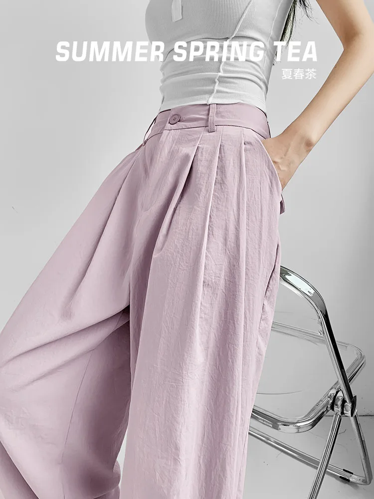 Женские брюки Summer Spring Tea с высокой талией, драпированные, в пол, повседневные, тонкие, прямые, широкие, свободного кроя
Женские брюки Summer Spring Tea с высокой талией, драпированные, в пол, повседневные, тонкие, прямые, широкие, свободного кроя