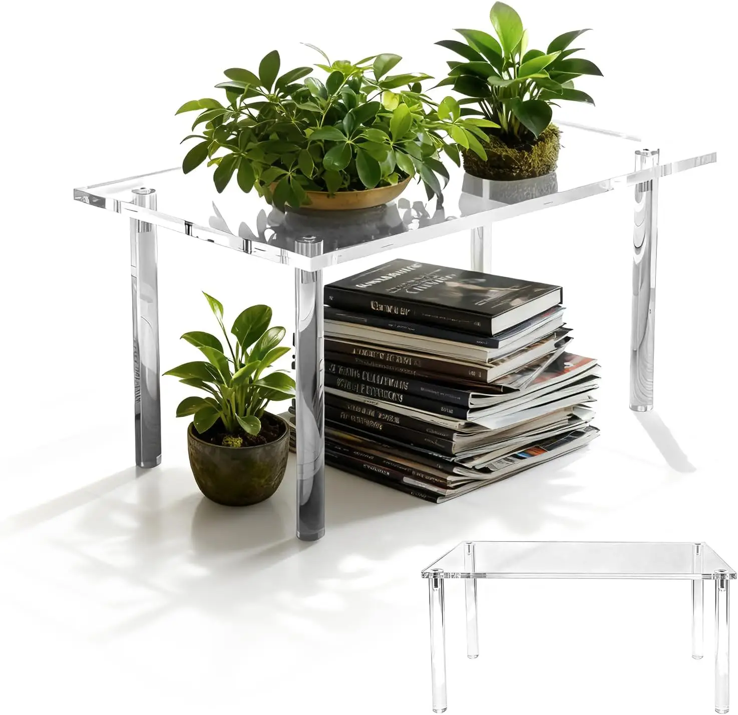 Extra Large Acrylic Riser Plant Stand 7mm Thick Clear Shelf for Plant Organizer Cupboard Perfume Storage Furniture Outdoor
Extra Large Acrylic Riser Plant Stand 7mm Thick Clear Shelf for Plant Organizer Cupboard Perfume Storage Furniture Outdoor
