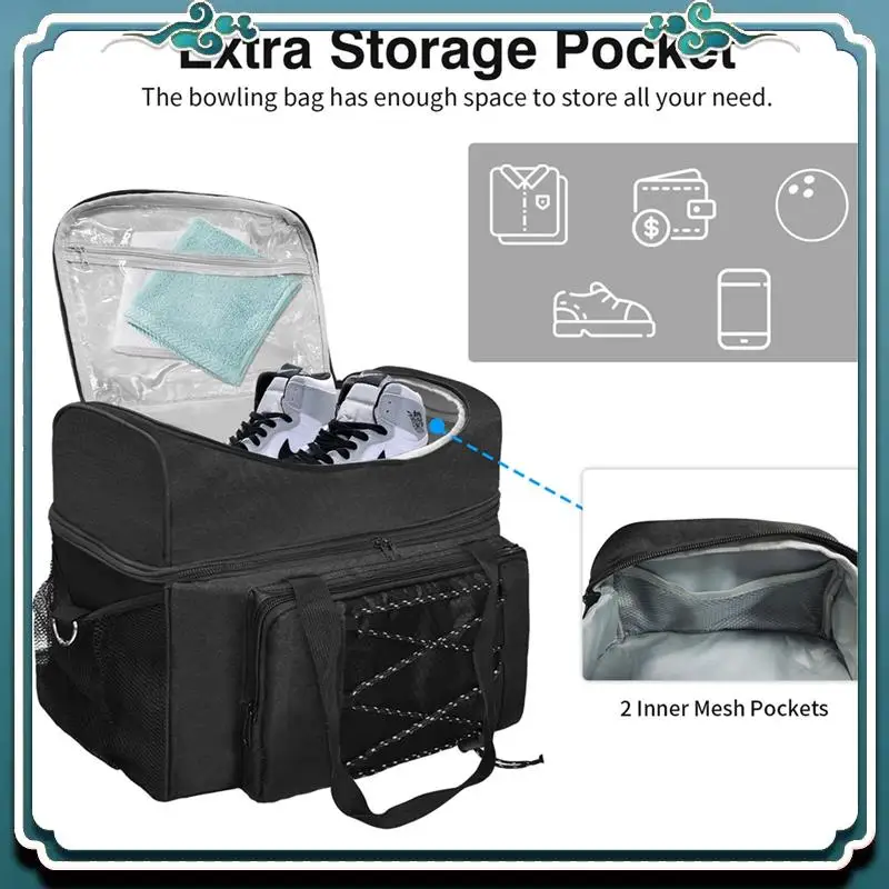 Reliable Bowling Ball Bag Bowling Tote Bag Bowlingball Holder With Padded Compartments Extra Space For 1 Single Pair Of Bowling
Reliable Bowling Ball Bag Bowling Tote Bag Bowlingball Holder With Padded Compartments Extra Space For 1 Single Pair Of Bowling