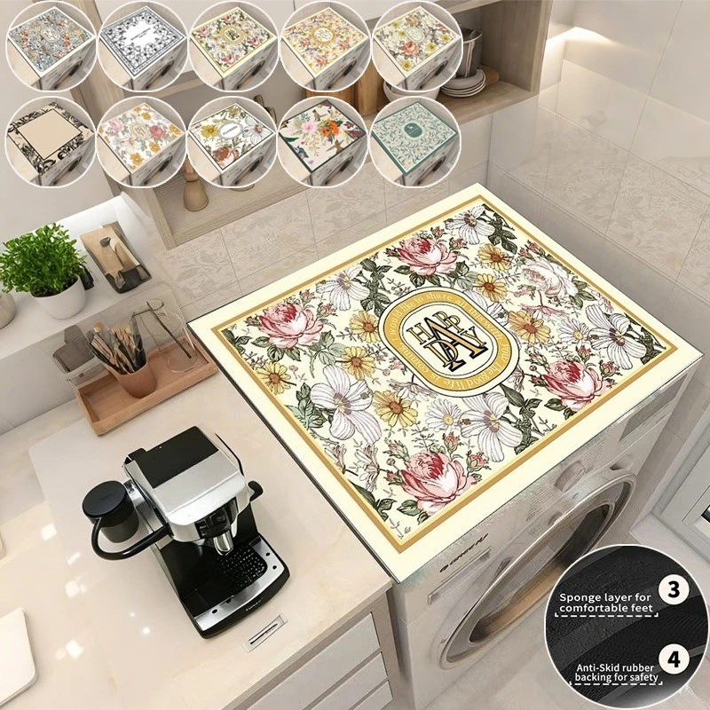 1PC Washing Machine Cover Dustproof Water Absorbent Fridge Top Mat Microwave Protector Coffee Machine Drain Pad Table Mat 에어컨 덮개
1PC Washing Machine Cover Dustproof Water Absorbent Fridge Top Mat Microwave Protector Coffee Machine Drain Pad Table Mat 에어컨 덮개