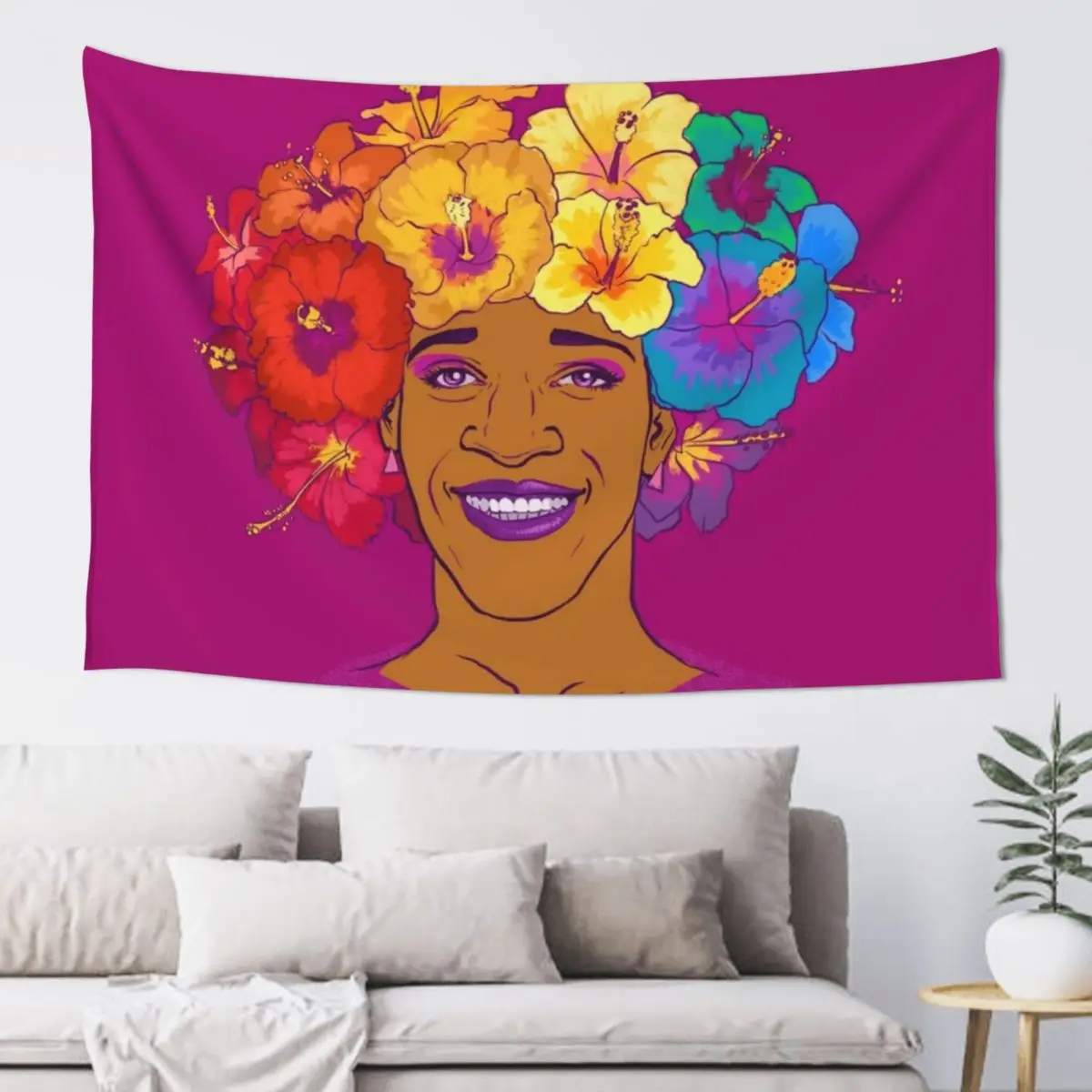 Marsha Johnson - Hero and Icon Tapestry Cute Decor Room Decor Cute Decoration Pictures Room Wall Tapestry
Marsha Johnson - Hero and Icon Tapestry Cute Decor Room Decor Cute Decoration Pictures Room Wall Tapestry
