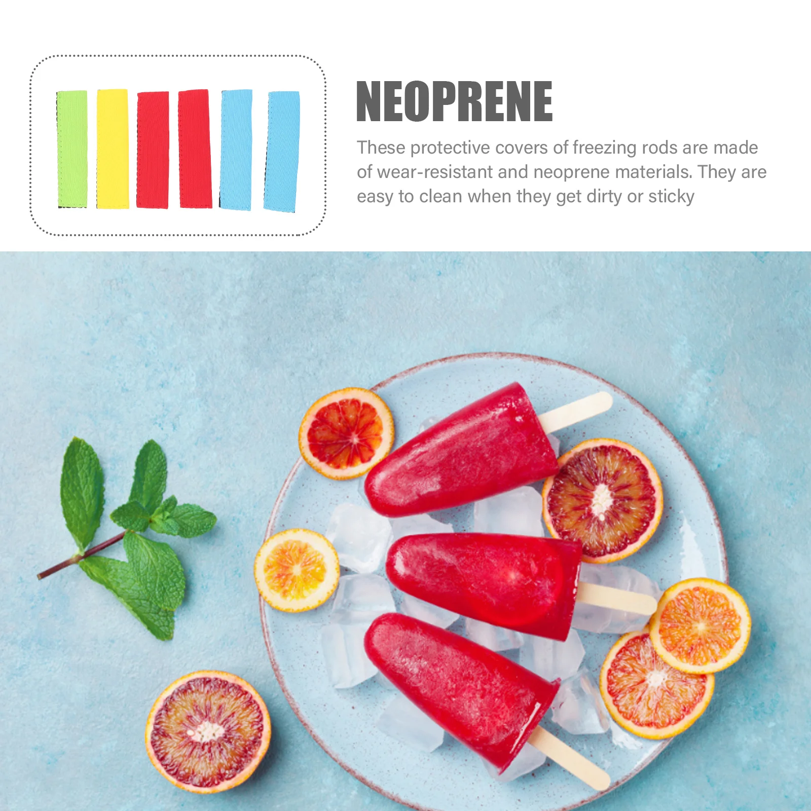 Popsicle Set Popsicles Bag Insulated Ice Stick Holder Neoprene Cover for Freezer Protector Sleeve Holders
Popsicle Set Popsicles Bag Insulated Ice Stick Holder Neoprene Cover for Freezer Protector Sleeve Holders