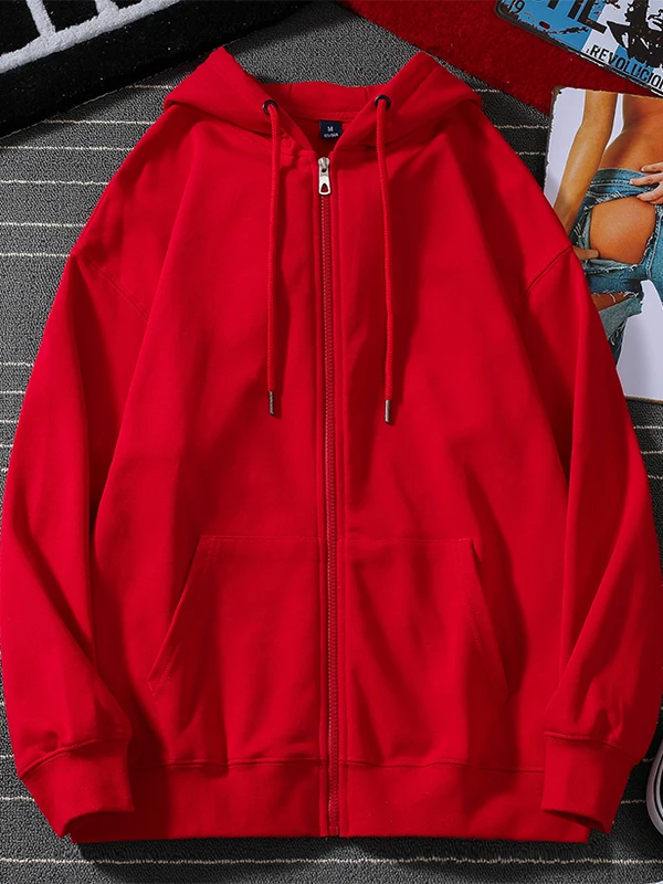 Large Size 300 Pou Red Heavyweight Couple Open Cardigan Loose Hoodie Spring Autumn Fce Jaet Men's Sle Cotton Sweats...
Large Size 300 Pou Red Heavyweight Couple Open Cardigan Loose Hoodie Spring Autumn Fce Jaet Men's Sle Cotton Sweats...