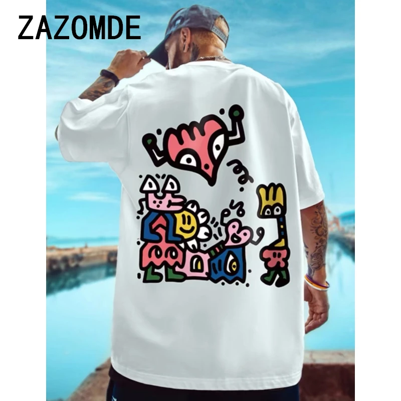 ZAZOMDE 2024 New Funny T-shirt Mens Hip Hop 100% Cotton Tee-shirt Short Sleeve Casual O-neck Tshirt Tees Unisex Shirts Man
ZAZOMDE 2024 New Funny T-shirt Mens Hip Hop 100% Cotton Tee-shirt Short Sleeve Casual O-neck Tshirt Tees Unisex Shirts Man