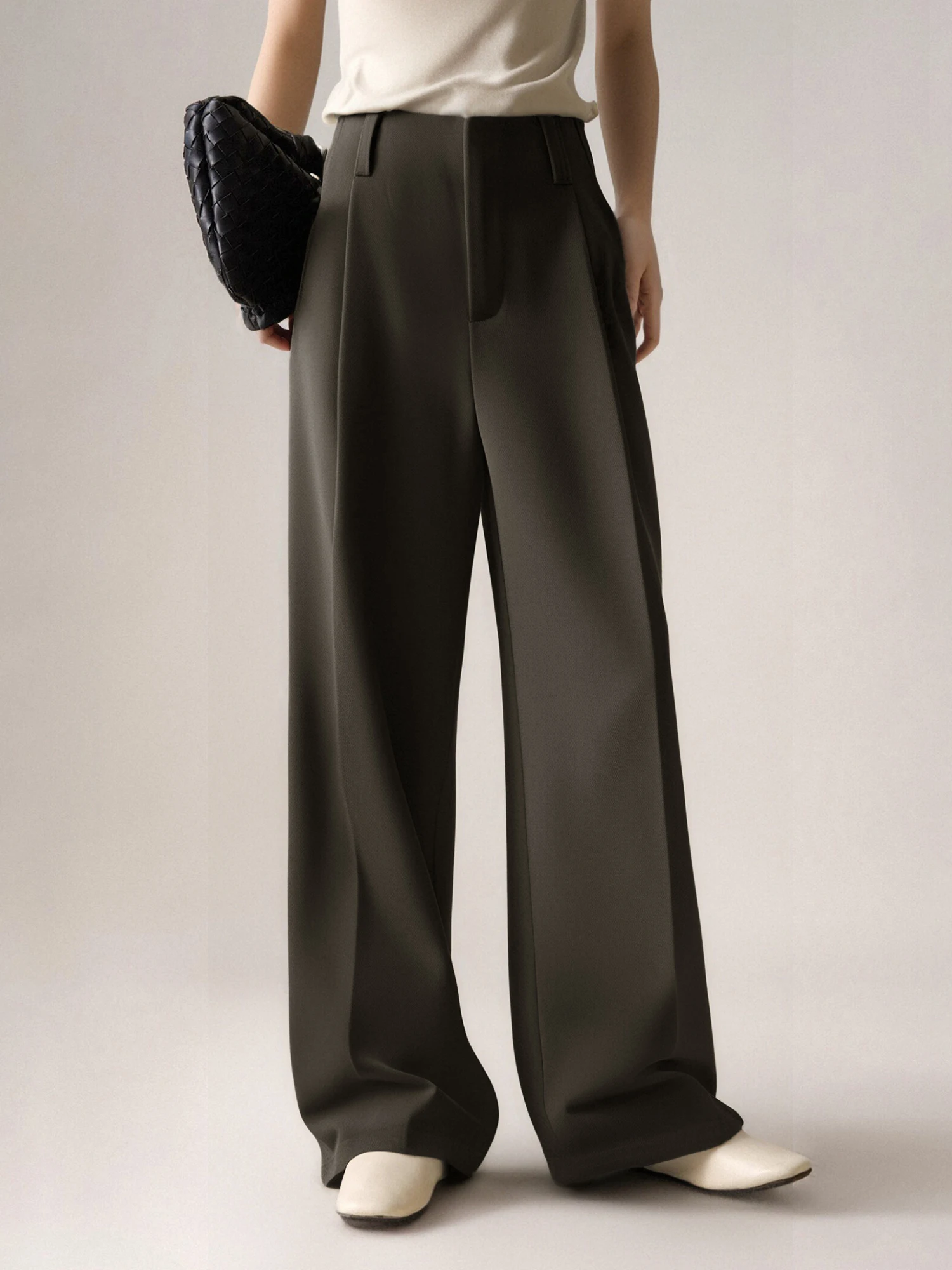 Loose Wide Leg Pants Elastic Waist Casual Straight Leg Long West Pants Commute Roland e Tube Pants Women Chivirin
Loose Wide Leg Pants Elastic Waist Casual Straight Leg Long West Pants Commute Roland e Tube Pants Women Chivirin