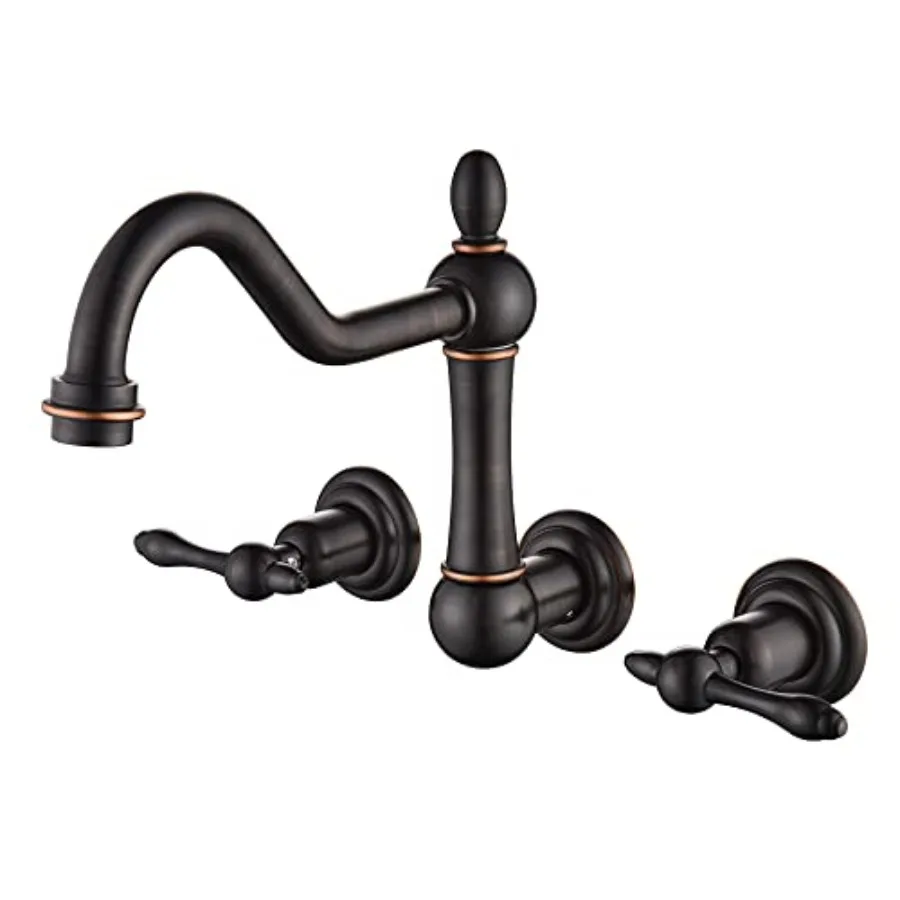 Vintage Tub Faucet Wall Mount Bathtub Filler Oil Rubbed Bronze 8 Inches Center
Vintage Tub Faucet Wall Mount Bathtub Filler Oil Rubbed Bronze 8 Inches Center
