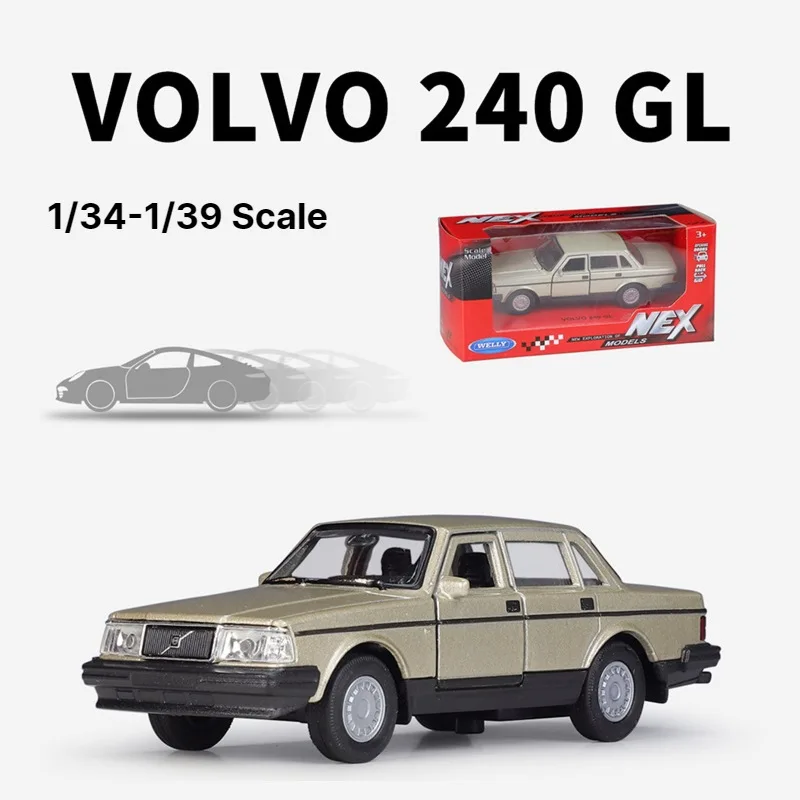 Welly Diecast Alloy 1:36 Toy Car Model Volvo 240GL Sedan Pull Back Door Collection Ornament Miniature Voiture Children Boy Gift
Welly Diecast Alloy 1:36 Toy Car Model Volvo 240GL Sedan Pull Back Door Collection Ornament Miniature Voiture Children Boy Gift