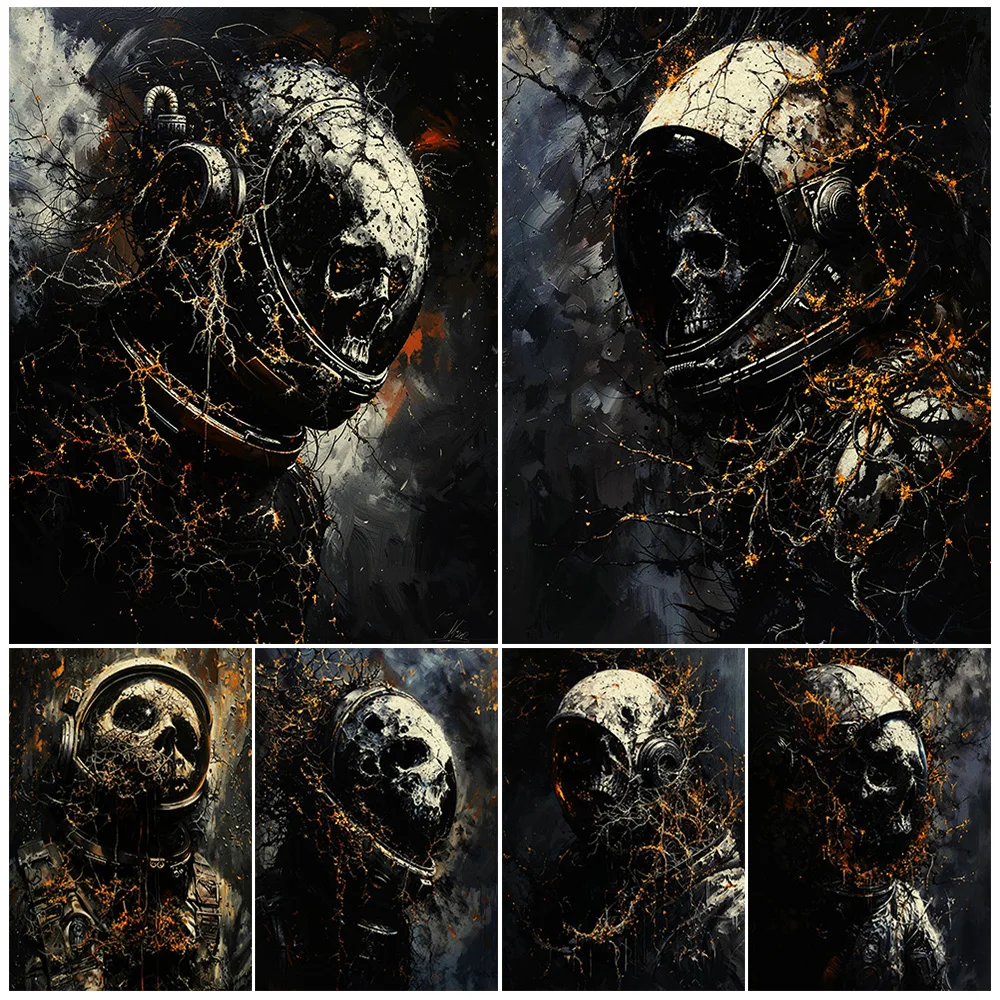 Astronaut Remains, Abstract Wall Art Canvas Painting, Astronaut Killed By Mysterious Plant, Horror Gothic Art, Poster And Print
Astronaut Remains, Abstract Wall Art Canvas Painting, Astronaut Killed By Mysterious Plant, Horror Gothic Art, Poster And Print