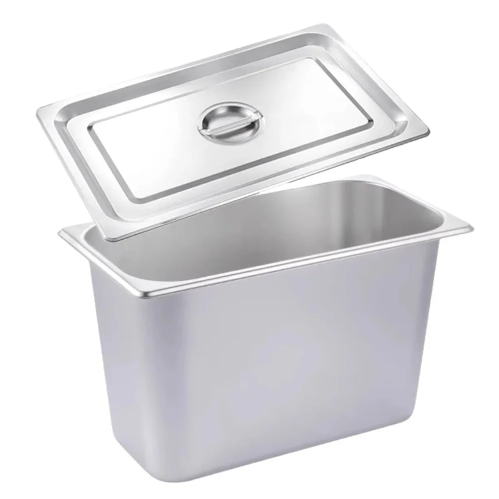 Stainless Steel Canteen Food Basin Rectangular Rust-proof Food Storage Box Thickened with Cover Food Preparation Box Fruit
Stainless Steel Canteen Food Basin Rectangular Rust-proof Food Storage Box Thickened with Cover Food Preparation Box Fruit