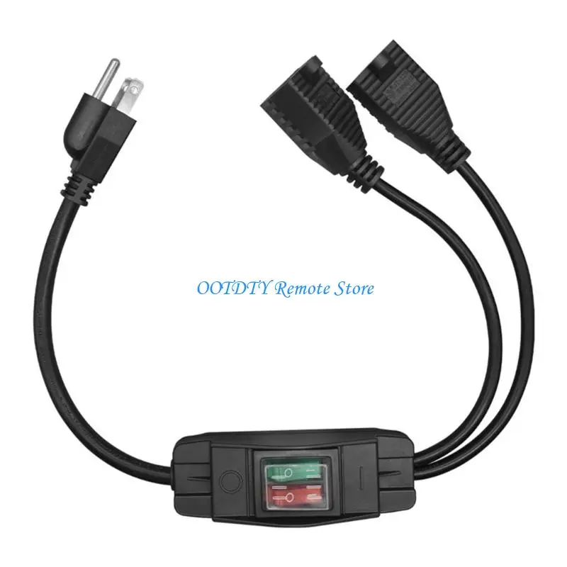 5-15P to 2x 5-15R Splitter Power Cord Extension Adapter 1 to 2 Female Splitter
5-15P to 2x 5-15R Splitter Power Cord Extension Adapter 1 to 2 Female Splitter