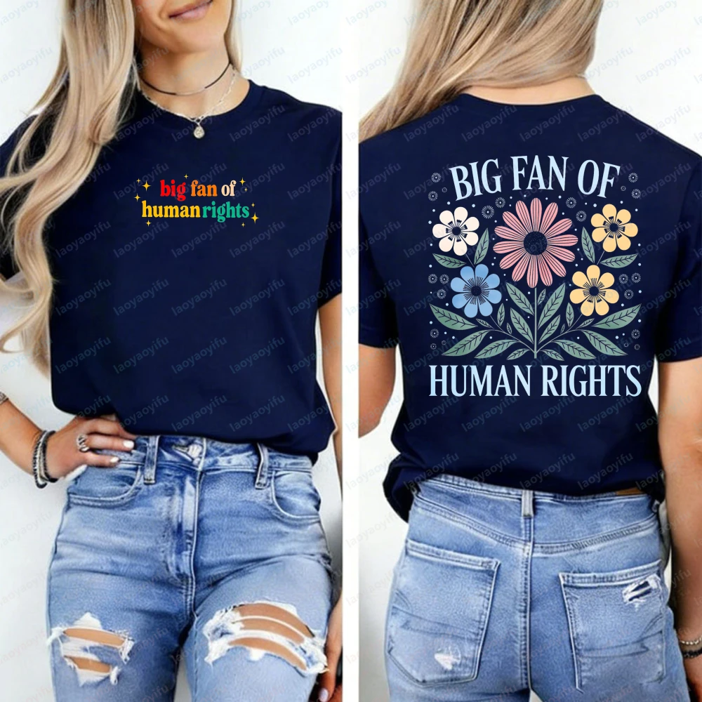 Human Rights Shirt Big Fan of Human Rights Sweatshirt Protest Shirt Activist Gift Women Clothing Gothic Vintage Graphic T Shirts
Human Rights Shirt Big Fan of Human Rights Sweatshirt Protest Shirt Activist Gift Women Clothing Gothic Vintage Graphic T Shirts