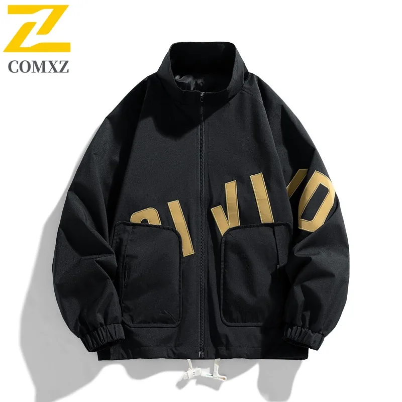 COMXZ Outdoor Stand Collar Jacket for Men Casual Adventure Multi-Function Coat Daily Style Lightweight Autumn Motorcycle Coats
COMXZ Outdoor Stand Collar Jacket for Men Casual Adventure Multi-Function Coat Daily Style Lightweight Autumn Motorcycle Coats