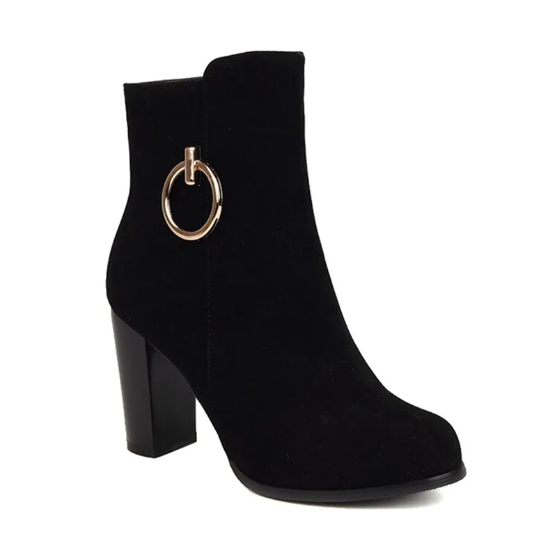 BLXQPYT Zapatos De Mujer Женские ботильоны Сексуальная мода Осень Зима Высокие каблуки Боковая молния Botines Mujer Большой размер 46 47 W-2
BLXQPYT Zapatos De Mujer Женские ботильоны Сексуальная мода Осень Зима Высокие каблуки Боковая молния Botines Mujer Большой размер 46 47 W-2