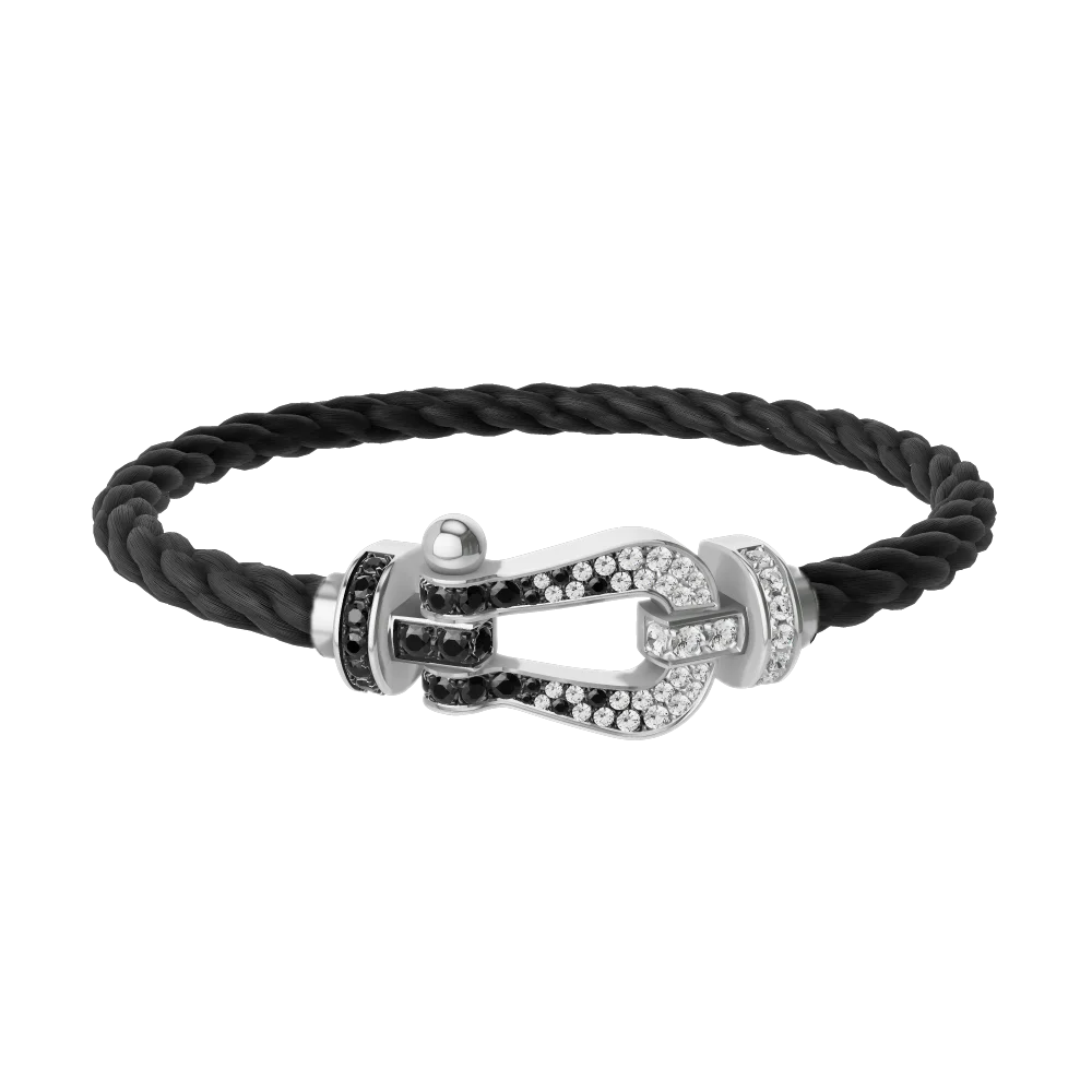 2026 High-Quality Fashion Classic Horse-Shoe Bracelet Large Size (25mm) Black and White Diamonds
2026 High-Quality Fashion Classic Horse-Shoe Bracelet Large Size (25mm) Black and White Diamonds