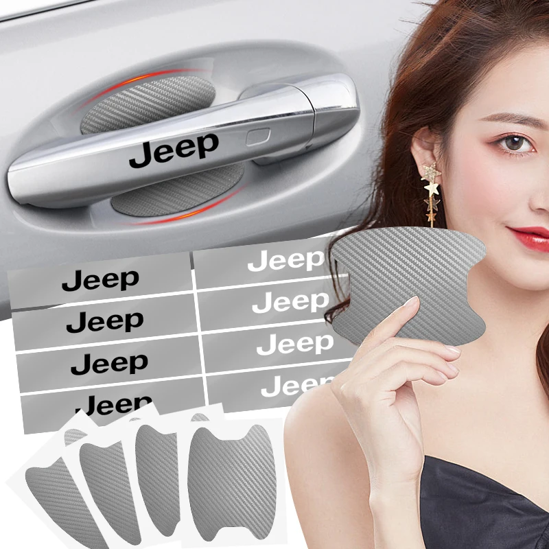 8x наклейка на дверь автомобиля из углеродного волокна, защитная пленка для автомобильной ручки для Jeep Renegade Wrangler JK Grand Cherokee WJ XJ Willys
8x наклейка на дверь автомобиля из углеродного волокна, защитная пленка для автомобильной ручки для Jeep Renegade Wrangler JK Grand Cherokee WJ XJ Willys