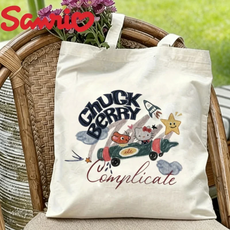 1PC "Chuck Berry Complicate" Hello Kitty Race Car Canvas Tote Eco-friendly Reusable Shoulder Bag
1PC "Chuck Berry Complicate" Hello Kitty Race Car Canvas Tote Eco-friendly Reusable Shoulder Bag