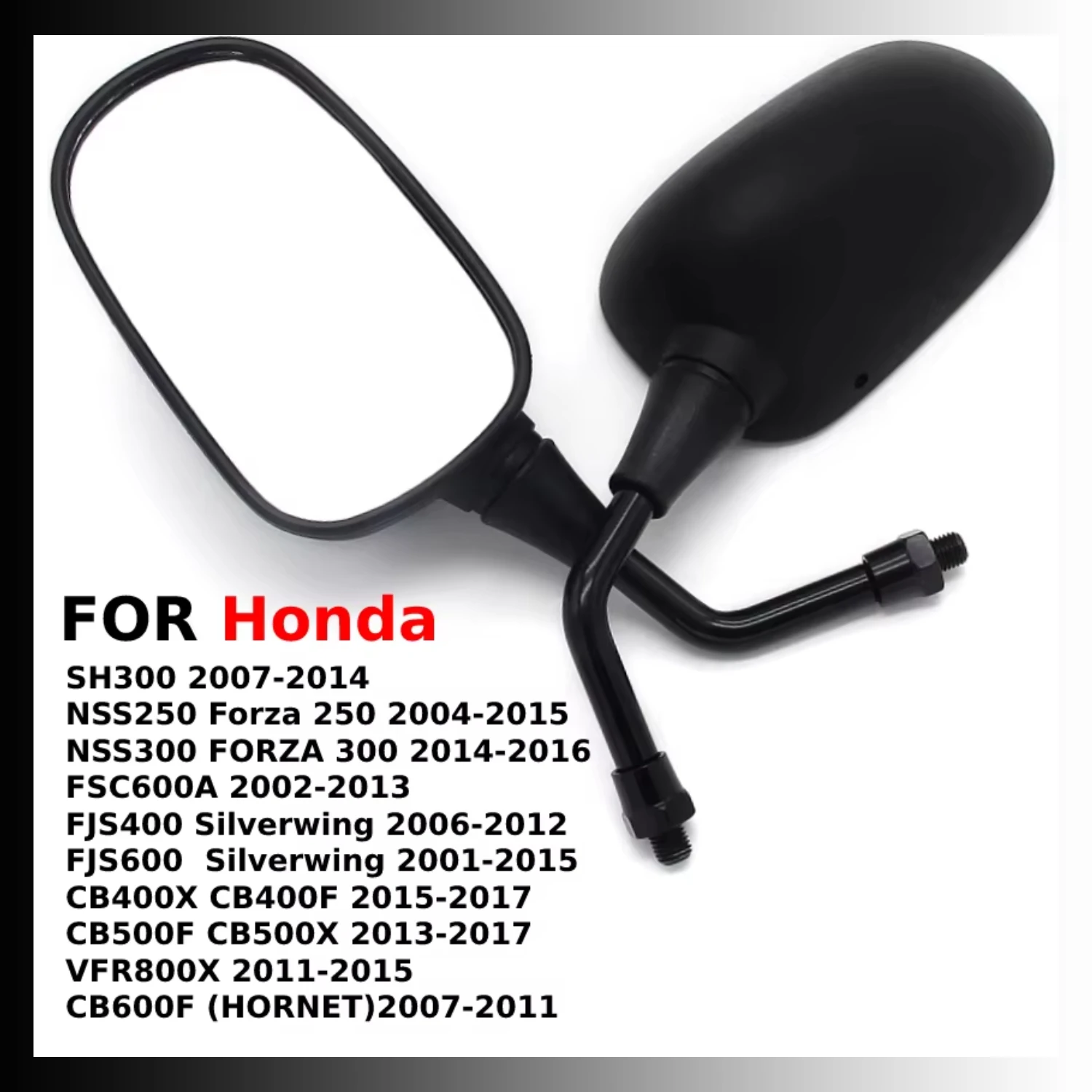 Moto Rearview Mirror Side Mirror for Honda Hornet 600 CB600F CB 600F Forza 250 300 NSS250 NSS300 Silverwing FJS400 FJS600 SH300
Moto Rearview Mirror Side Mirror for Honda Hornet 600 CB600F CB 600F Forza 250 300 NSS250 NSS300 Silverwing FJS400 FJS600 SH300