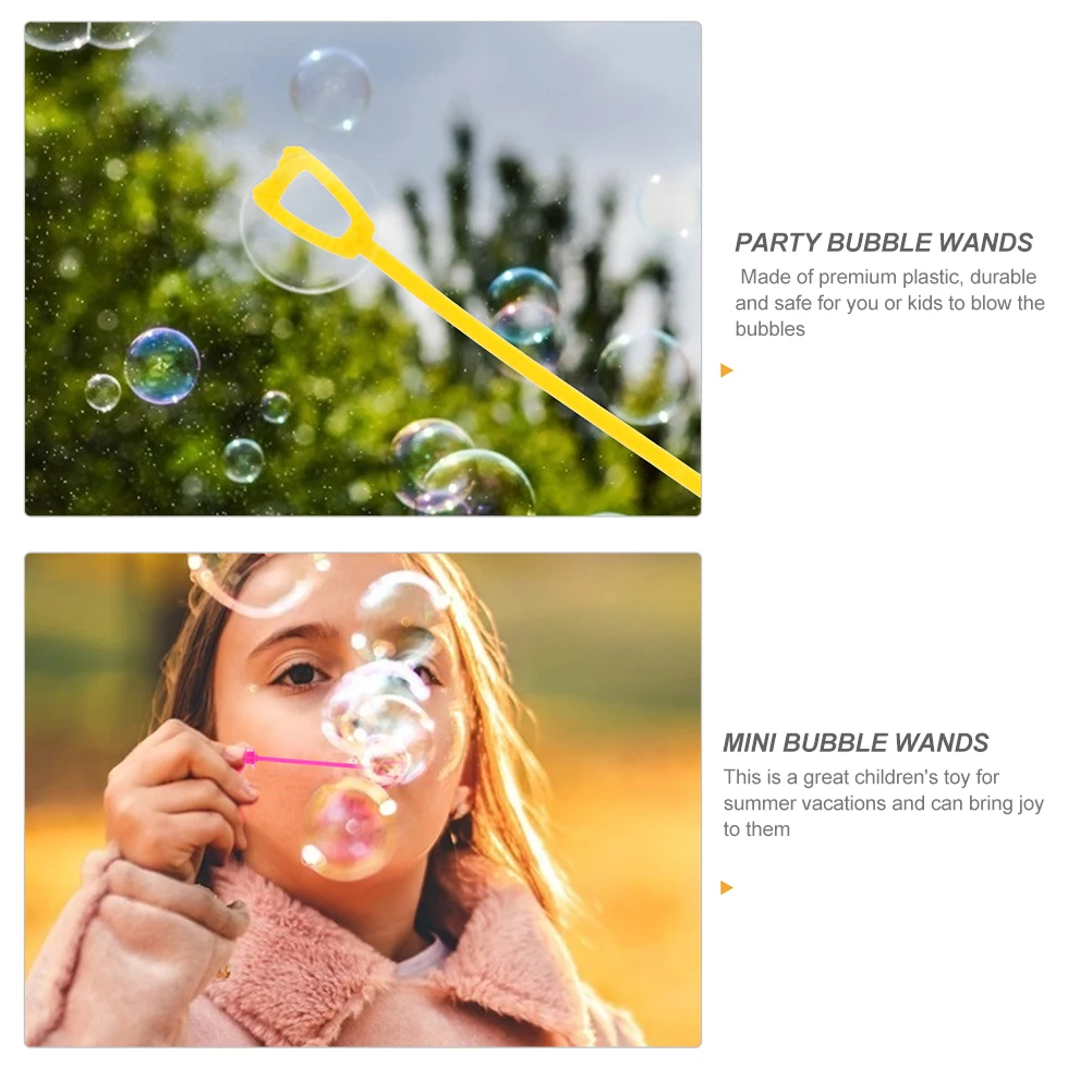 30 Pcs Tube Empty Bottle of Bubble Bubbles Party Favor Wands for Kids Birthday Favors
30 Pcs Tube Empty Bottle of Bubble Bubbles Party Favor Wands for Kids Birthday Favors