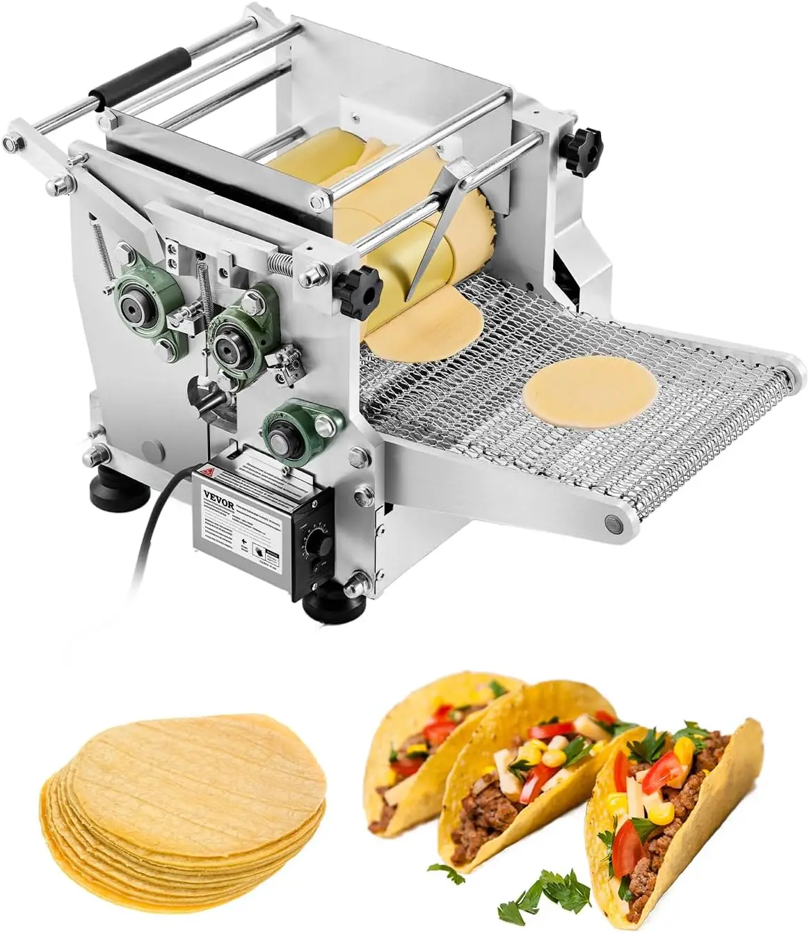 Electric Tortilla Maker, 5.5 Inch Diameter Automatic Corn Tortilla Making Machine with Non-Stick Coating, Electric Chapatti
Electric Tortilla Maker, 5.5 Inch Diameter Automatic Corn Tortilla Making Machine with Non-Stick Coating, Electric Chapatti