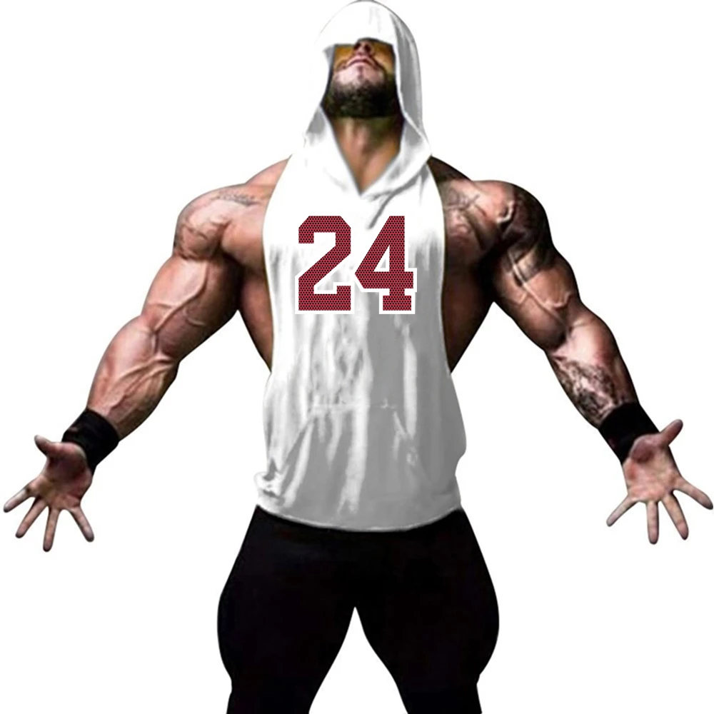 Men's sport sleeveless solid color hooded vest Fashion casual printed top T-shirt quick drying comfortable sportswear
Men's sport sleeveless solid color hooded vest Fashion casual printed top T-shirt quick drying comfortable sportswear