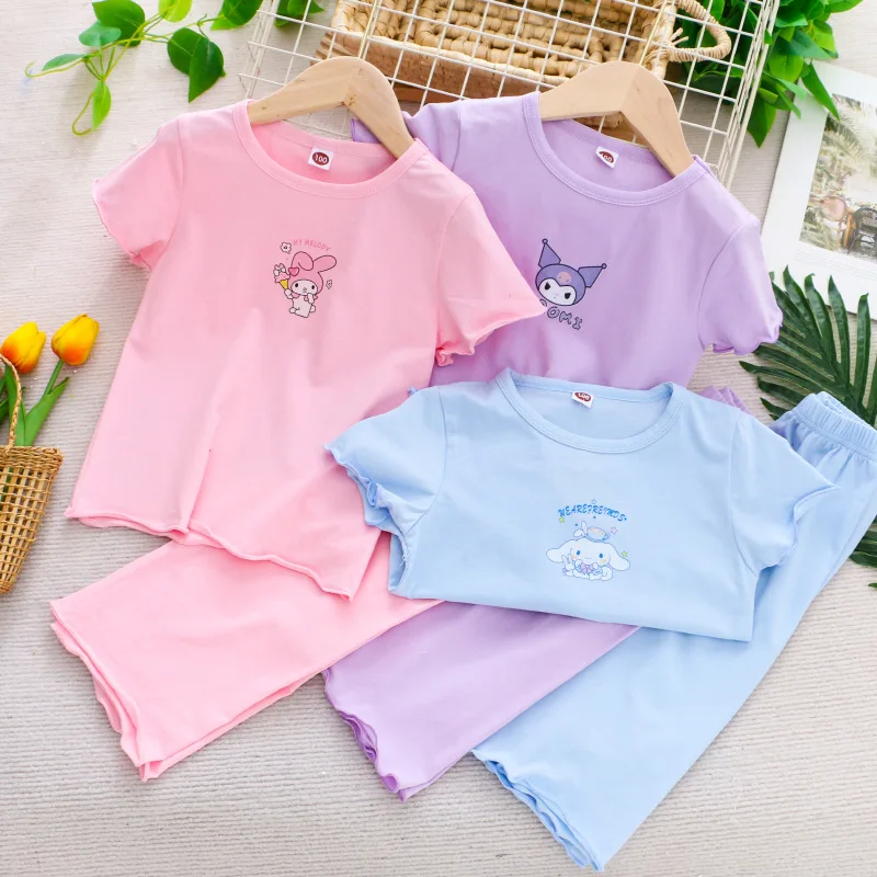2Pcs 2024 Sanrio Anime Kuromi My Melody Children Short-Sleeved Pants Summer Sweet Cute Cartoon Thin Babys Clothes Gift for Girls
2Pcs 2024 Sanrio Anime Kuromi My Melody Children Short-Sleeved Pants Summer Sweet Cute Cartoon Thin Babys Clothes Gift for Girls